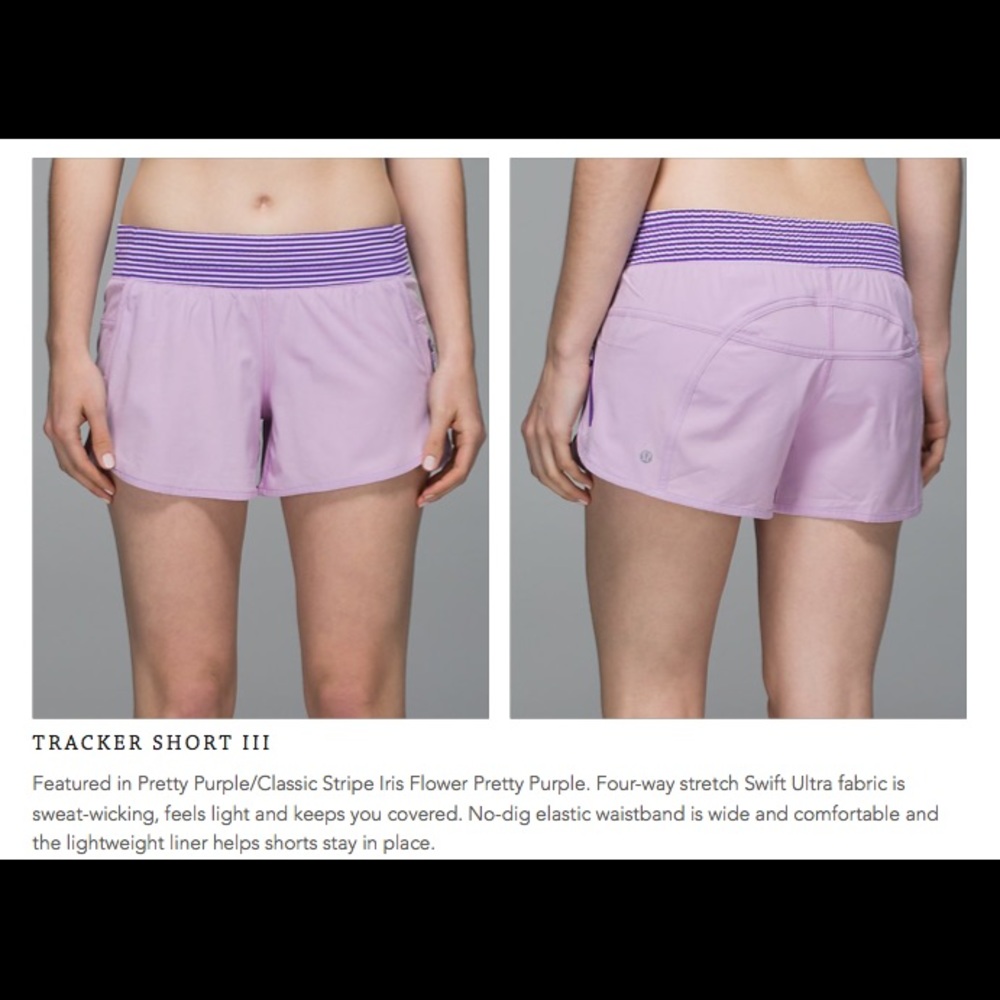 Lululemon Tracker Short III *4-way Stretch
